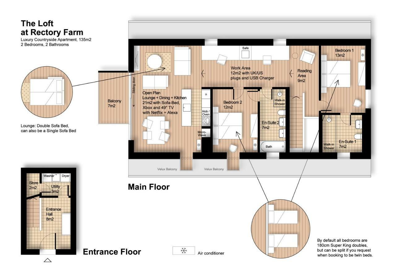 Villa The Loft : Luxury Countryside Retreat For Family & Friends Clipston  Esterno foto